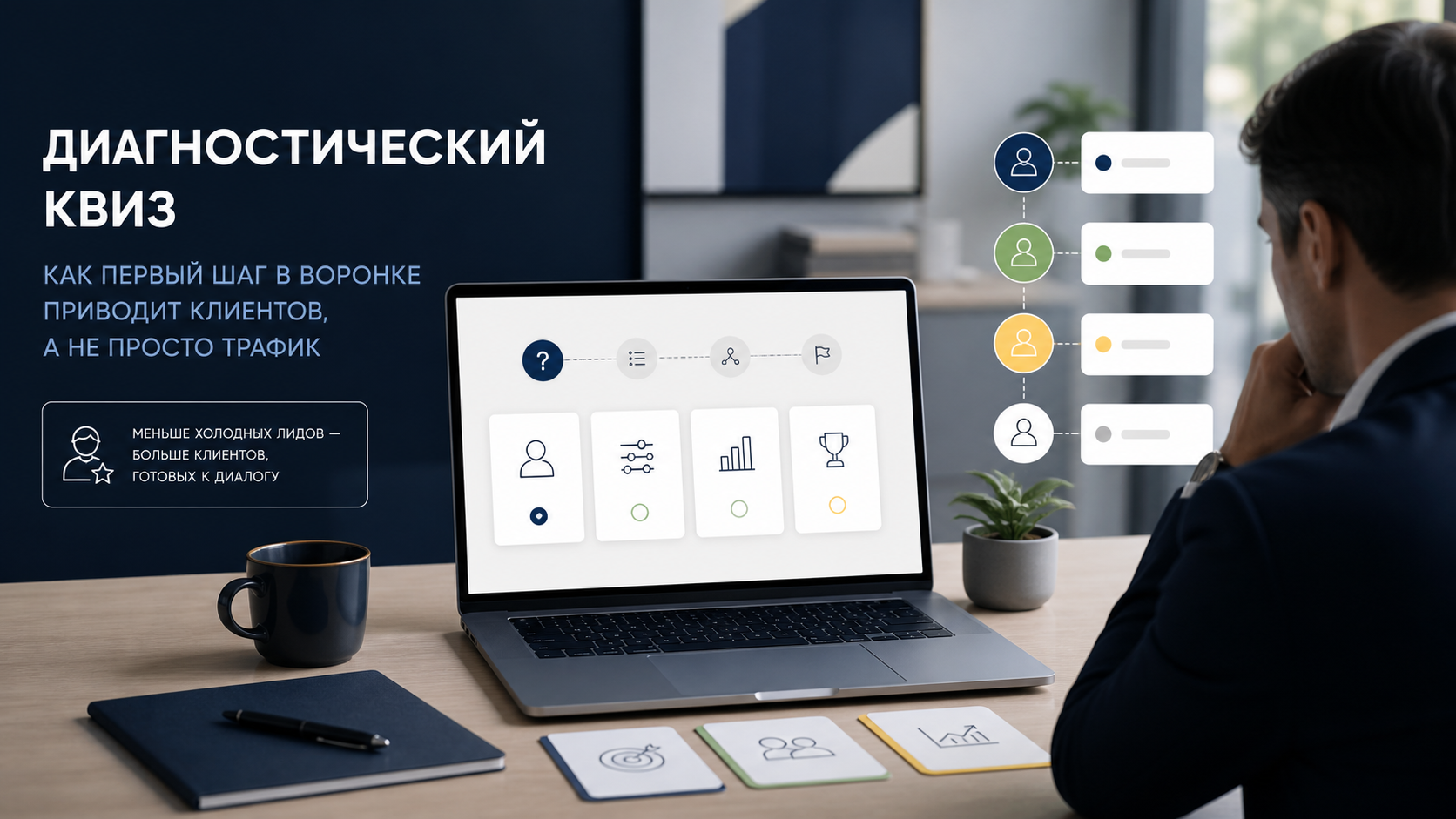 Тест как первая воронка эксперта: путь от ответа к базе и диагностике