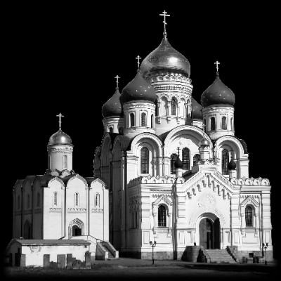 «Николо-Угрешский монастырь» — картинка для гравировки на памятнике, № 2417
