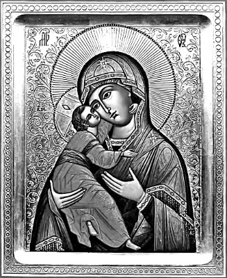 «Икона12» — картинка для гравировки на памятнике, № 676