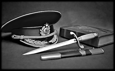 «Фуражка с кортиком» — картинка для гравировки на памятнике, № 393
