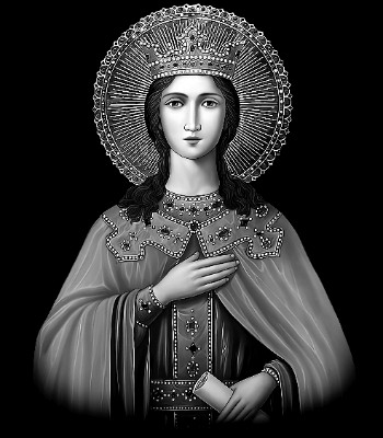 «Святая Ирина» — картинка для гравировки на памятнике, № 1822