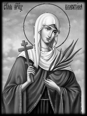 «Valentina-muchenica» — картинка для гравировки на памятнике, № 1849