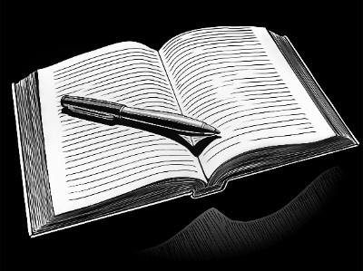 «Книга 1» — картинка для гравировки на памятнике, № 1380