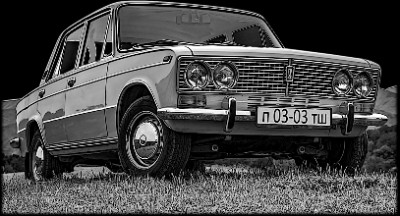 «Жигуль» — картинка для гравировки на памятнике, № 299