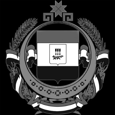 «Герб Мордовии» — картинка для гравировки на памятнике, № 1358