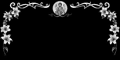 «Рамка с лилиями (10)» — картинка для гравировки на памятнике, № 1643
