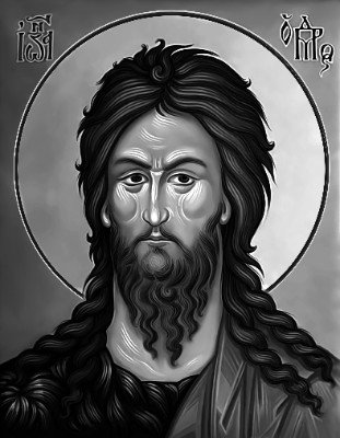 «Икона Иисус Христос» — картинка для гравировки на памятнике, № 659