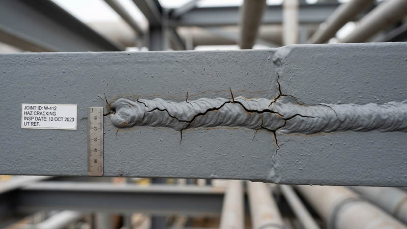 Дефект лакокрасочного покрытия: Трещины на швах (Weld cracking)