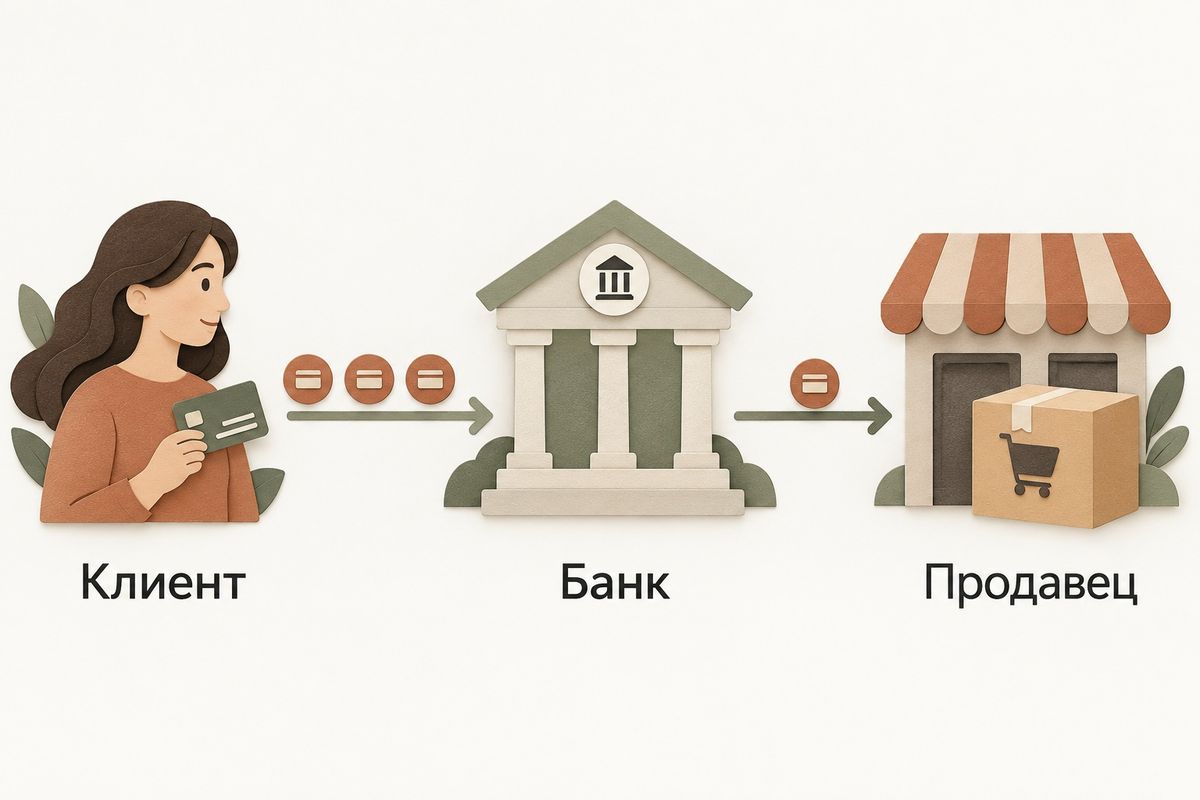 Участники банковской рассрочки: клиент, банк и продавец
