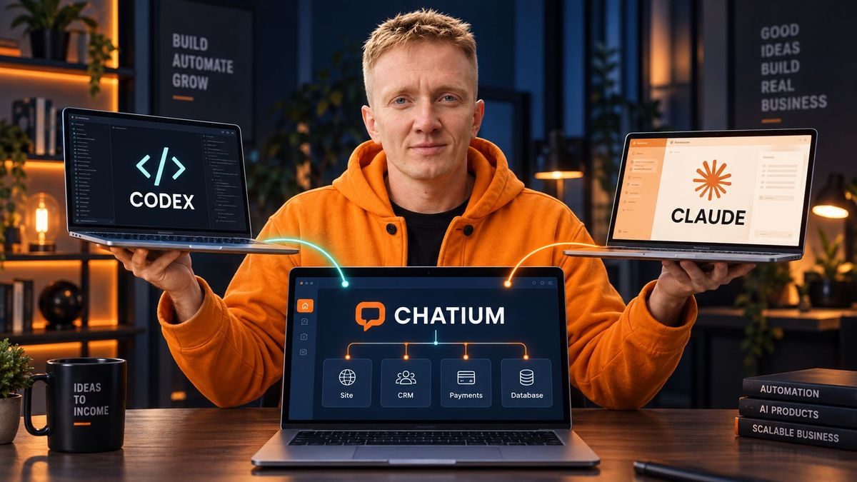 Андрей Власенко сравнивает Claude Code и Codex, используя Chatium как основу для рабочего бизнес-продукта.