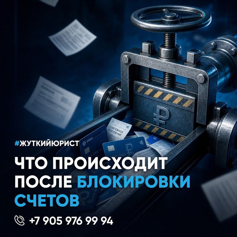 Nikolay Nemkov publication on TenChat: What Happens After Bank Accounts Are Frozen