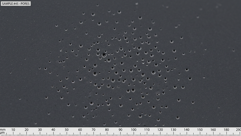 Дефект лакокрасочного покрытия: Поры (Pinholes)