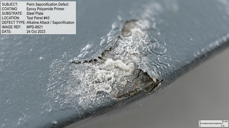 Дефект лакокрасочного покрытия: Омыление (Saponification)