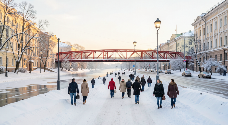 Новосибирск зимой