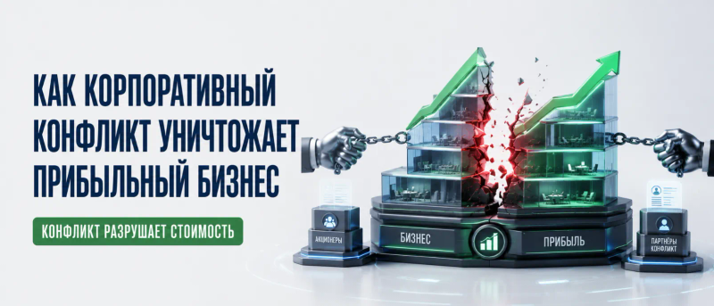 《公司治理冲突如何摧毁盈利企业》— 尼古拉·涅姆科夫发表于 Harant.ru 的文章