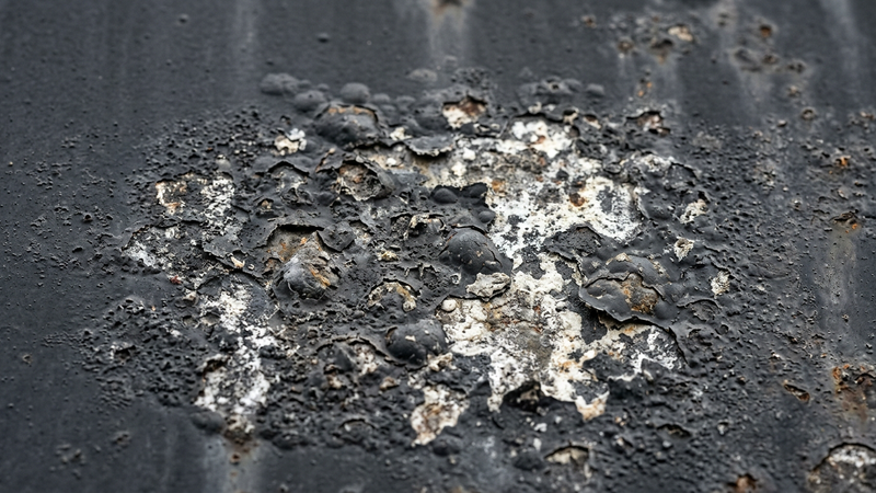 Дефект лакокрасочного покрытия: Химическое повреждение (Chemical damage)