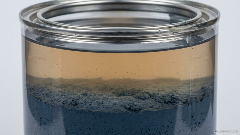 Дефект лакокрасочного покрытия: Осадок в ведре (Sedimentation)